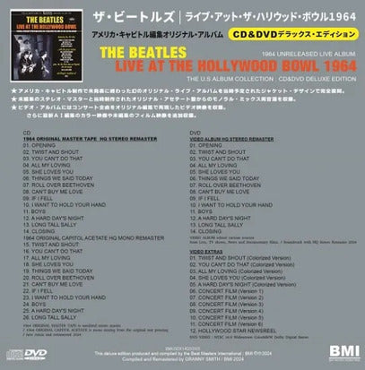 The Beatles Live at the Hollywood Bowl 1964 CD+DVD 100 Limited Paper Jacket | Japansoundstore
