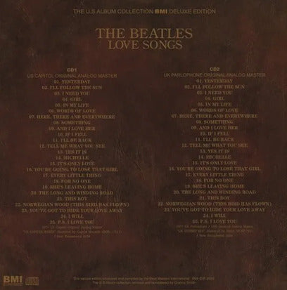 The Beatles Love Songs US Album Collection 2CD+DVD Limited Edition Paper Jackets | Japansoundstore
