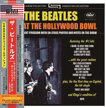 The Beatles Live at the Hollywood Bowl 1964 CD+DVD 100 Limited Paper Jacket | Japansoundstore