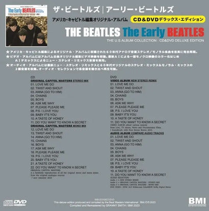 The Beatles Early USA Album Collection 100 Sets Limited CD+DVD | Japansoundstore