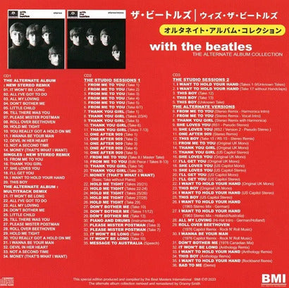 The Beatles With The Beatles Alternate Album Collection 3CD Limited Paper Jacket | Japansoundstore