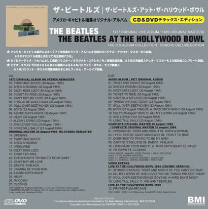 The Beatles Live at the Hollywood Bowl 1965 CD/DVD Set Limited Paper Cover | Japansoundstore