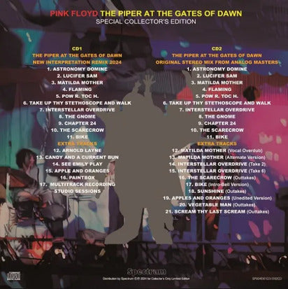 Pink Floyd The Piper at the Gates of Dawn 2CD Limited Paper Jacket 100 Sets Used | Japansoundstore
