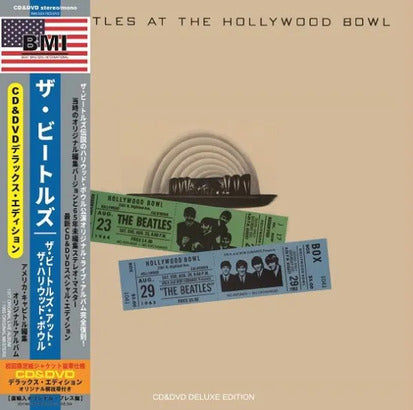 The Beatles Live at the Hollywood Bowl 1965 CD/DVD Set Limited Paper Cover | Japansoundstore