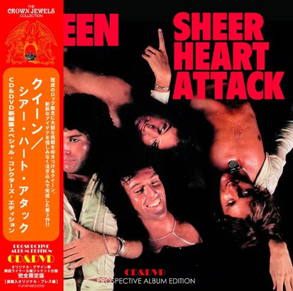 Queen Sheer Heart Attack Limited CD+DVD Paper Jacket 100 Sets Collectible | Japansoundstore