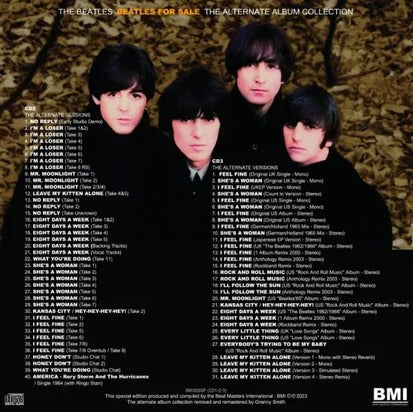 The Beatles Beatles For Sale Alternate Album Collection 3CD Limited 2 Types Pape | Japansoundstore