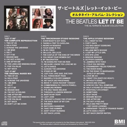 The Beatles LET IT BE Alternate Album Collection 3CD Limited Edition Paper Jacke | Japansoundstore