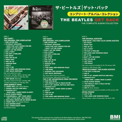 The Beatles Get Back Complete Album Collection 3CD Limited Paper Jacket | Japansoundstore