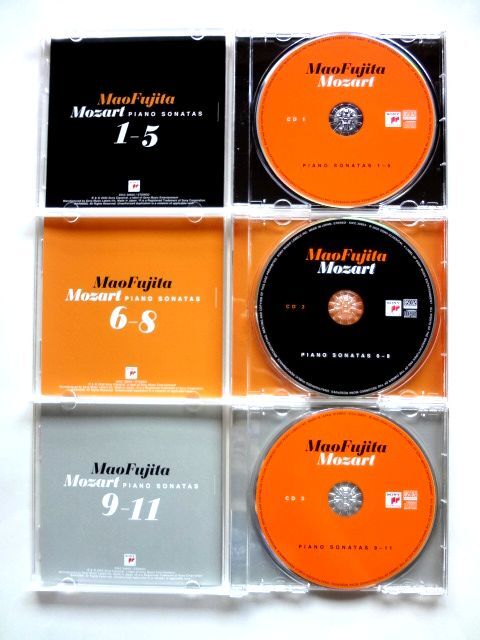 Mao Fujita Mozart Complete Piano Sonatas CD Box Japan Limited Blu-spec2 Used | Japansoundstore