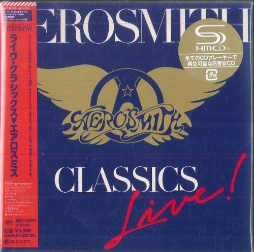 Aerosmith Live Classics CD Limited Edition SHM-UICY80555 Capitol Paper Jacket | Japansoundstore