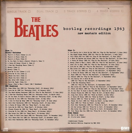 The Beatles Bootleg Recordings 1963 2CD Limited Paper Jacket Used | Japansoundstore
