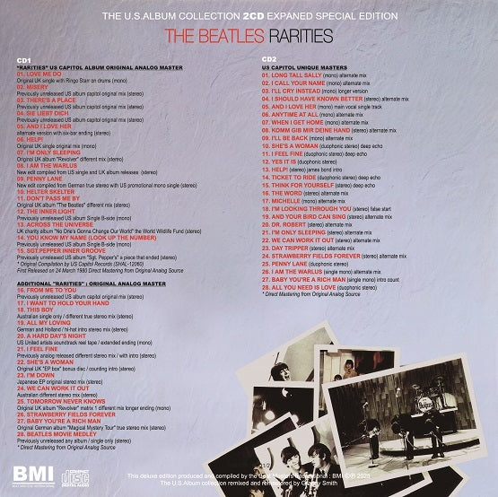 The Beatles Rarities US Album Collection 2CD Limited Paper Jk | Japansoundstore