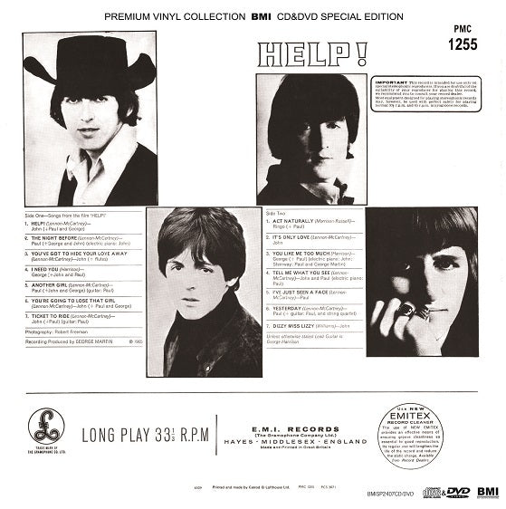 The Beatles Help! Premium Vinyl Collection 100 Limited Paper Jackets CD/DVD Used | Japansoundstore