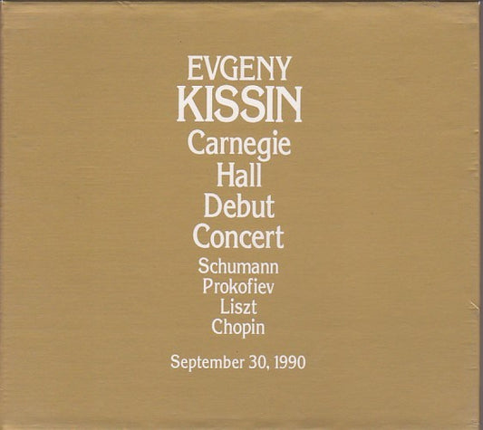 Kissin Carnegie Hall Dream of Love Limited Gold CD Classical Piano Used | Japansoundstore