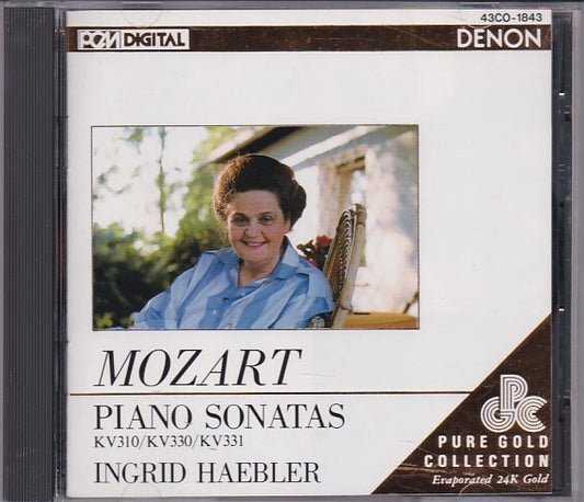 Denon Mozart Piano Sonata Collection Gold CD Used Limited Edition Piano Music | Japansoundstore