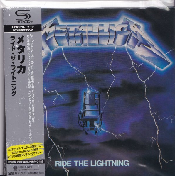 Metallica Ride the Lightning SHM-CD Limited Edition Unopened used CD | Japansoundstore