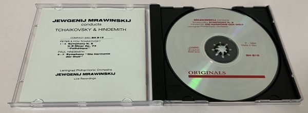 Italian ORIGINALS Limited Edition CD Evgeny Mravinsky Tchaikovsky Symphony No.6 | Japansoundstore