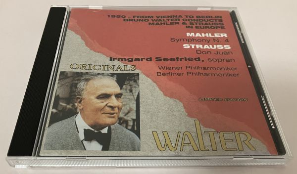 Walter Mahler Symphony No. 4 R. Strauss Don Juan ILUMGART ZECHFREET Out of Print | Japansoundstore