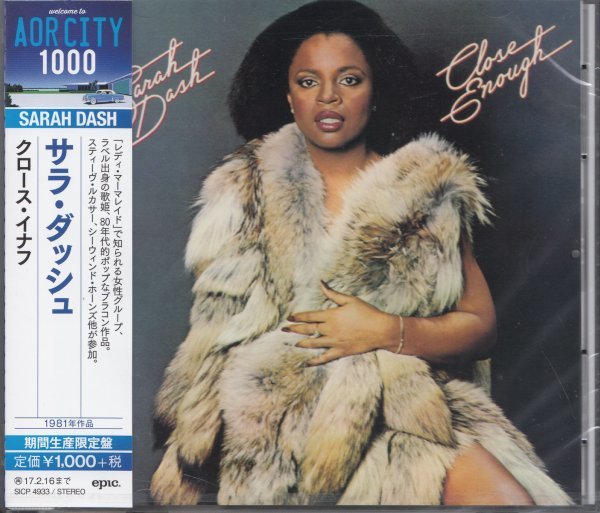 Sarah Dash Close Enough AOR CITY Toshikazu Kanazawa Used 1980s Digital Remaster | Japansoundstore