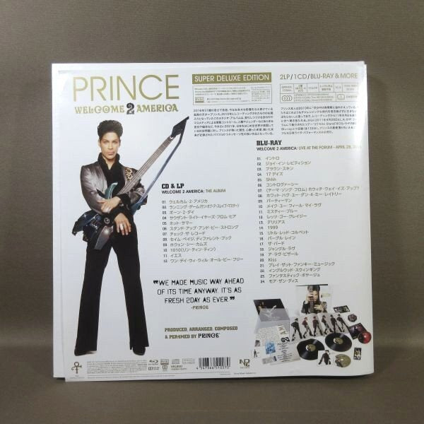 Prince Welcome 2 America Super Deluxe CD + 2LP + Blu-ray Limited Used | Japansoundstore