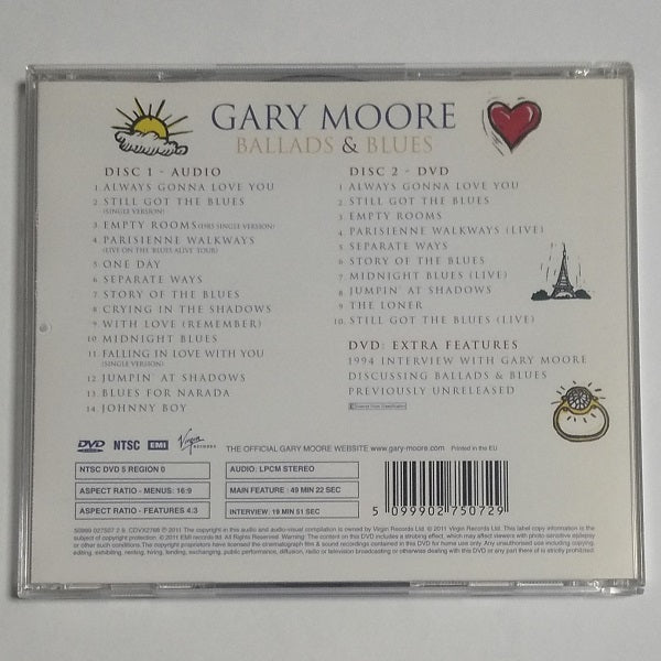 Gary Moore Ballads & Blues Special Edition CD DVD Limited Edition Used | Japansoundstore