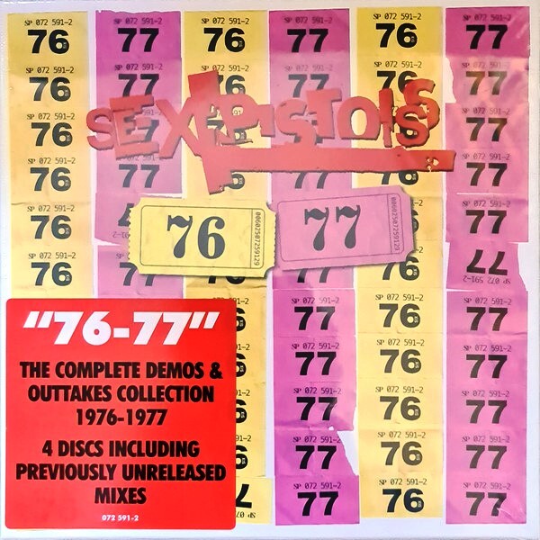 Sex Pistols - 76-77 Limited Remastered 4-CD Set, Punk Rock, Used | Japansoundstore
