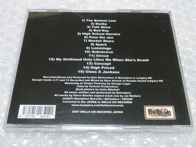 Belvedere Because No One Stopped Us CD Out of Print 90s Melodic Punk Used | Japansoundstore
