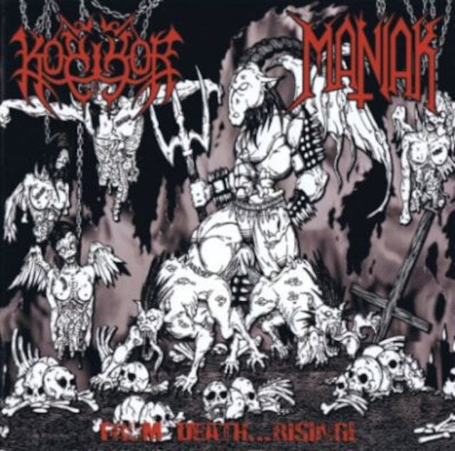 Korihor ManiaK Split CD Black Metal Philippines Limited 1000 Used | Japansoundstore