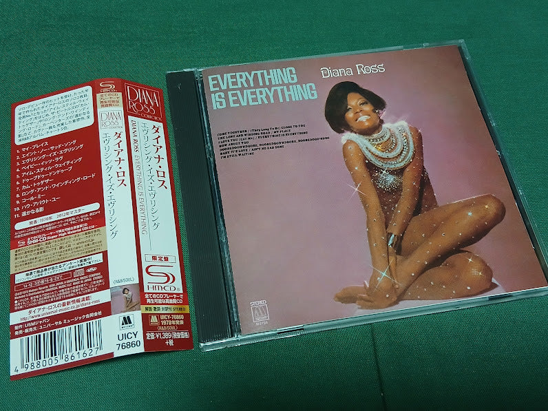 Diana Ross "Everything is Everything" Japanese SHM-CD Used with Obi, Lyrics Incl | Japansoundstore