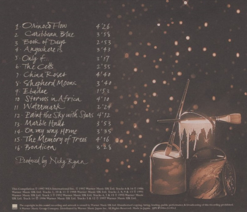 Enya Paint the Sky Best Album Gold CD WPCR-2345 Used 1998 | Japansoundstore