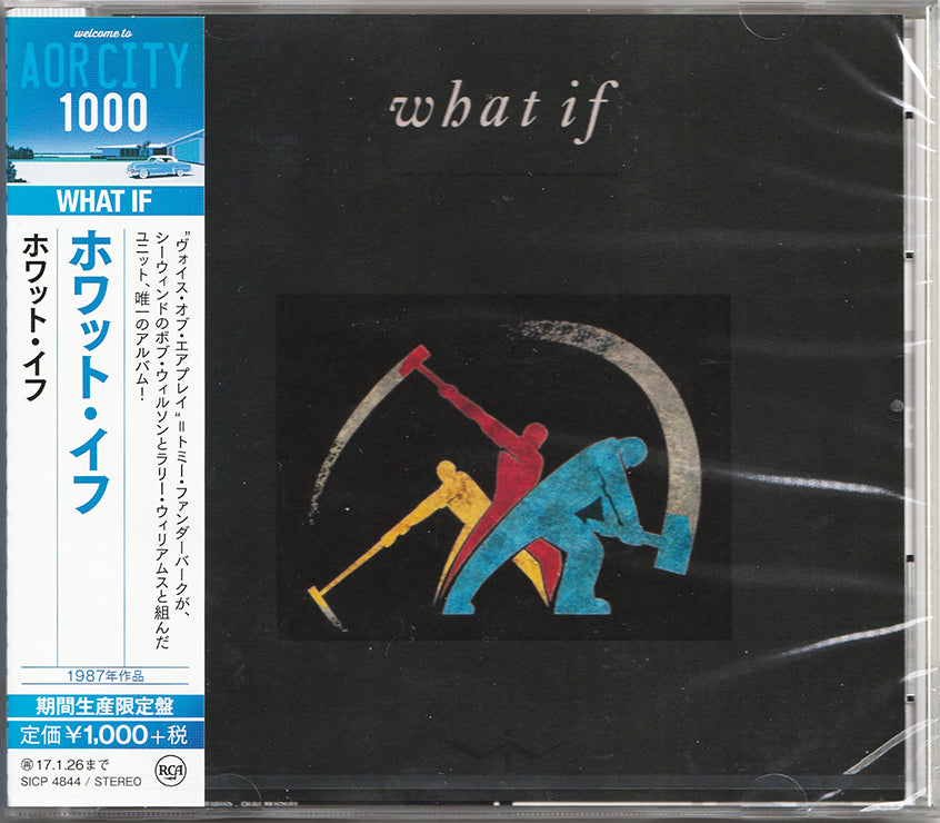 Limited Edition Unopened CD What If 1987 Remastered 2000 Vinyl Sealed | Japansoundstore