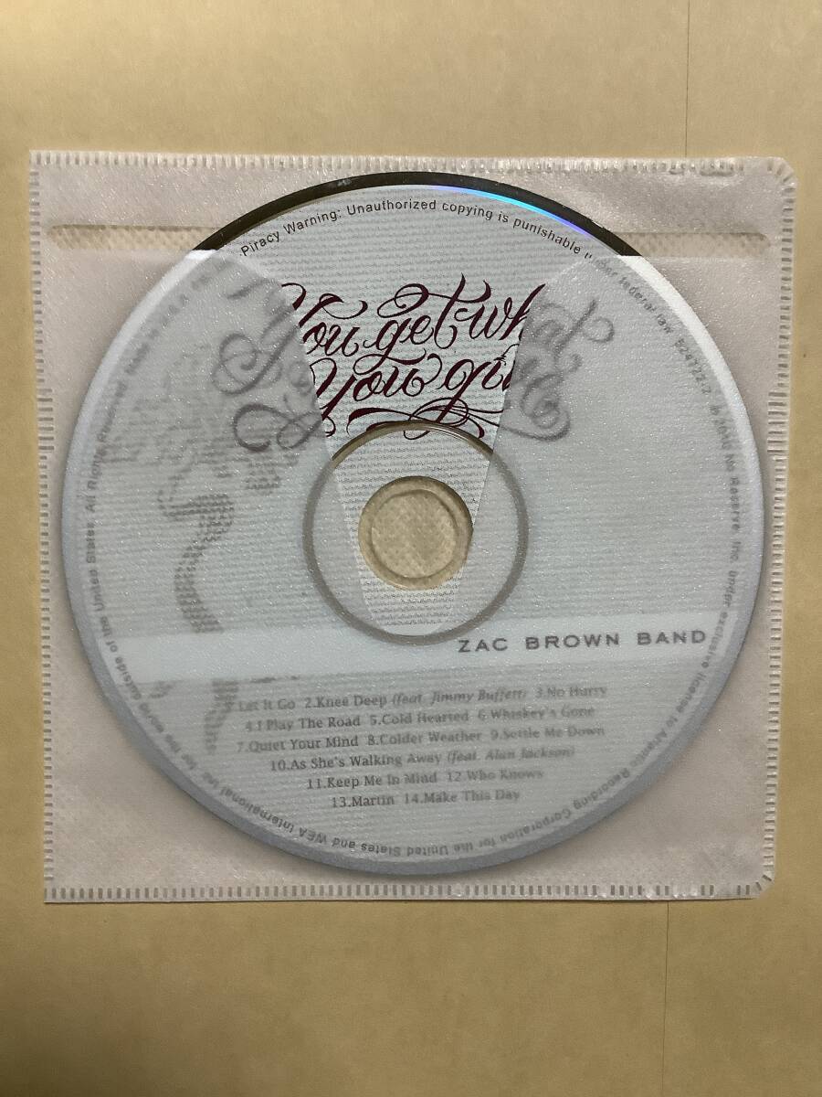 Zac Brown Band "You Get What You Give" Import Vinyl Album, Paper Jacket, Used | Japansoundstore