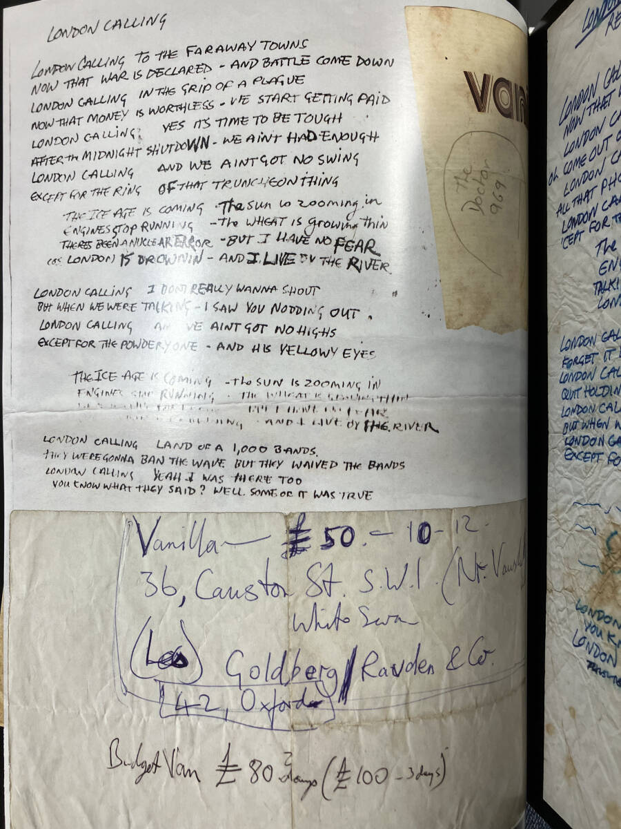 The Clash London Calling 40th Limited Edition Book+CD Used | Japansoundstore