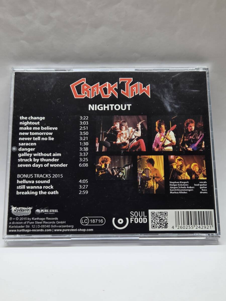 Crack Jaw Nightout Import CD 1985 1st Album Limited Reissue 666 pcs | Japansoundstore