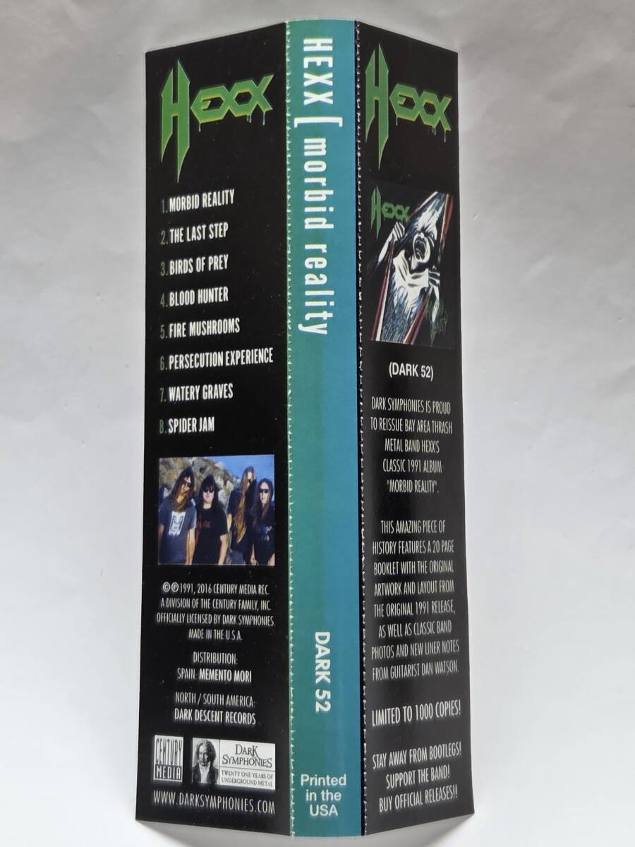 Hexx Morbid Reality 3rd Album CD Obi Out of Print Limited 1000 Rare | Japansoundstore