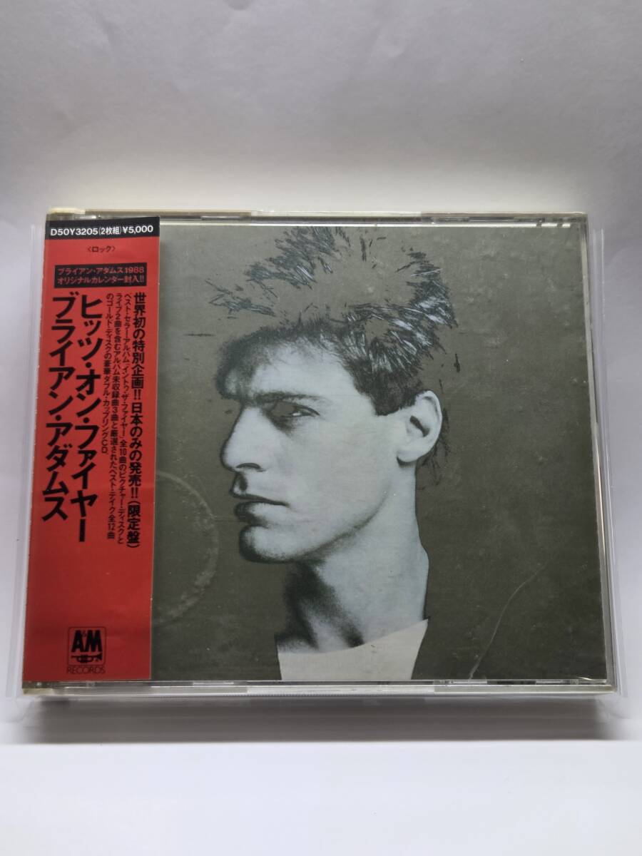 Bryan Adams Hits on Fire 2CD Limited Japan Edition Obi & Calendar Used | Japansoundstore