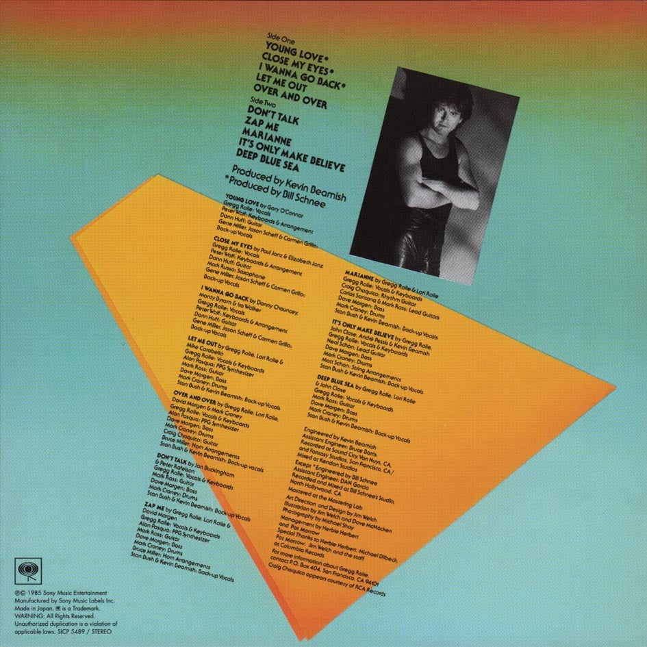 Gregg Rolie 1985 2017 Japanese Edition CD Remastered Album Used | Japansoundstore