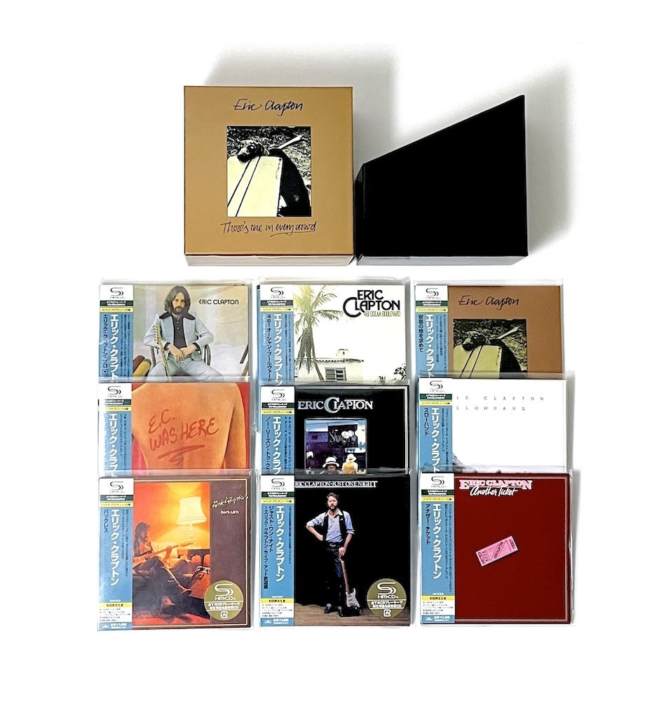 Eric Clapton SHM-CD 9 Album Set Out of Print Paper Jackets Limited Bonus Box | Japansoundstore