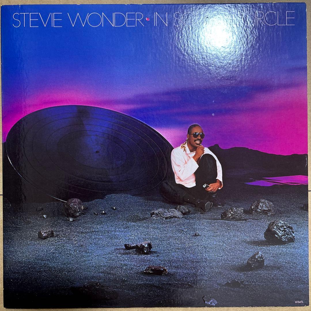 Stevie Wonder - In Square Circle LP Vinyl Record 1985 Soul Pop Motown