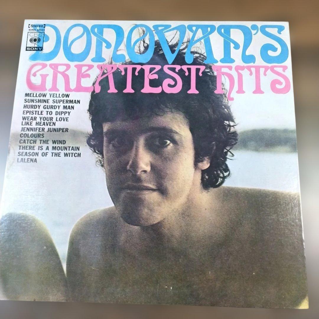 Donovan's Greatest Hits 1969 Japan Vinyl LP SONX 60049 Psych Folk Rock