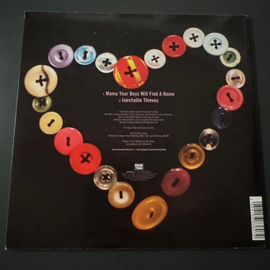Scissors For Lefty Mama Your Boys Will Find A Home 7" Vinyl Single Rough Trade