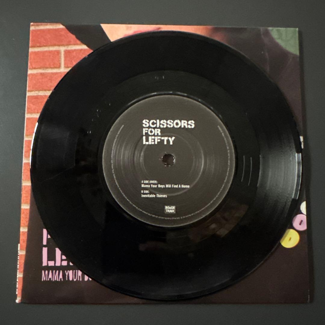 Scissors For Lefty Mama Your Boys Will Find A Home 7" Vinyl Single Rough Trade