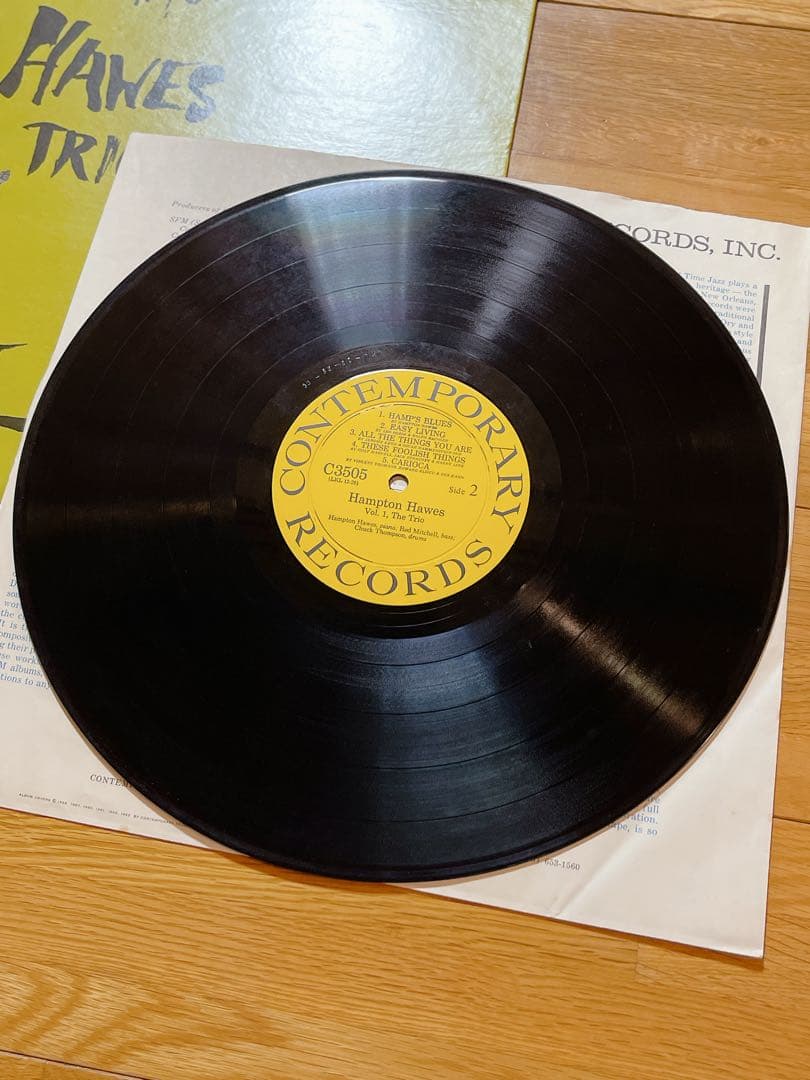 Hampton Hawes Trio Vol. 1 LP Vinyl US Pressing Deep Groove Jazz Contemporary