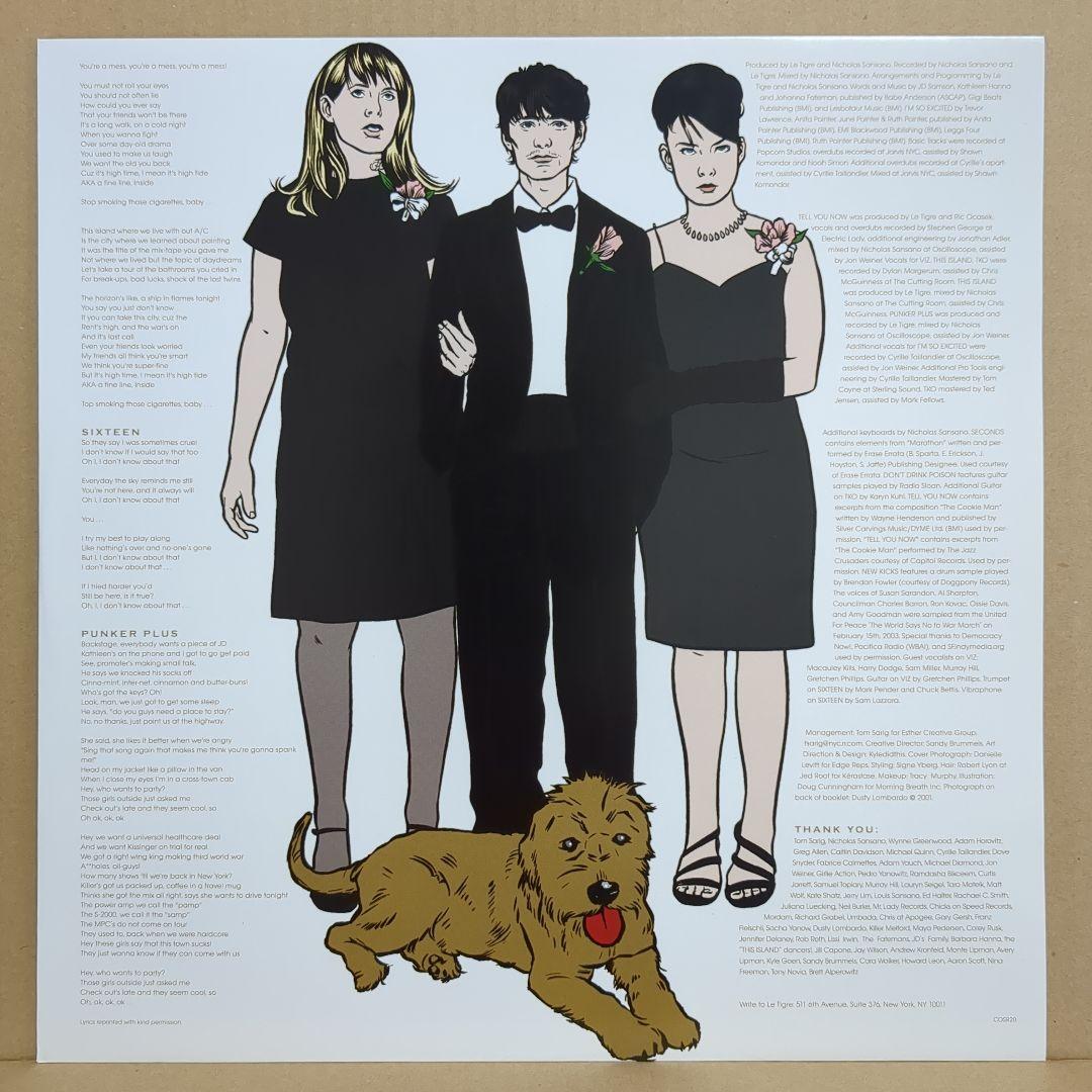 Le Tigre - This Island Vinyl LP 2004 Electro Punk Original Pressing