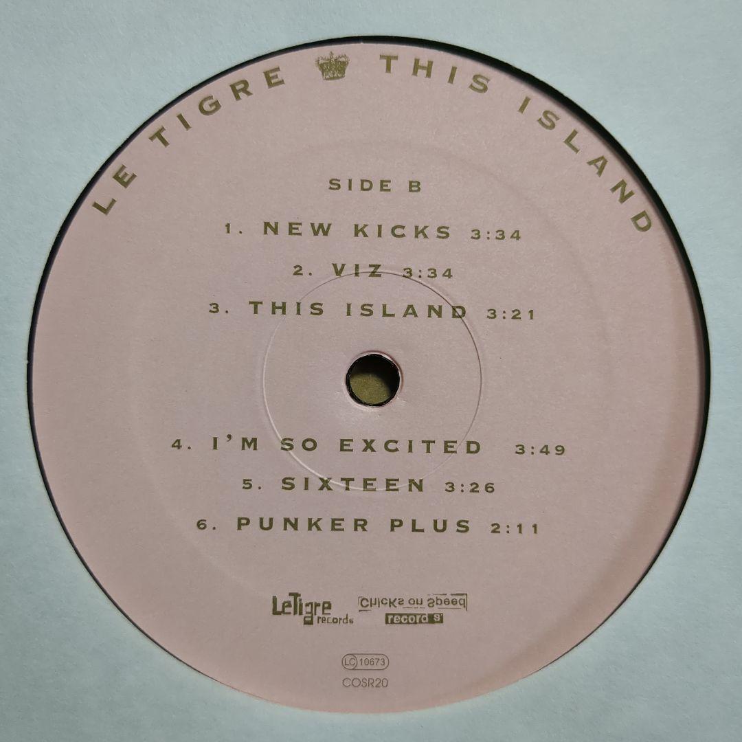 Le Tigre - This Island Vinyl LP 2004 Electro Punk Original Pressing