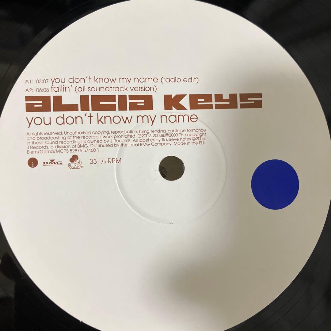 Alicia Keys - You Don't Know My Name 12" Vinyl Single R&B Soul Record