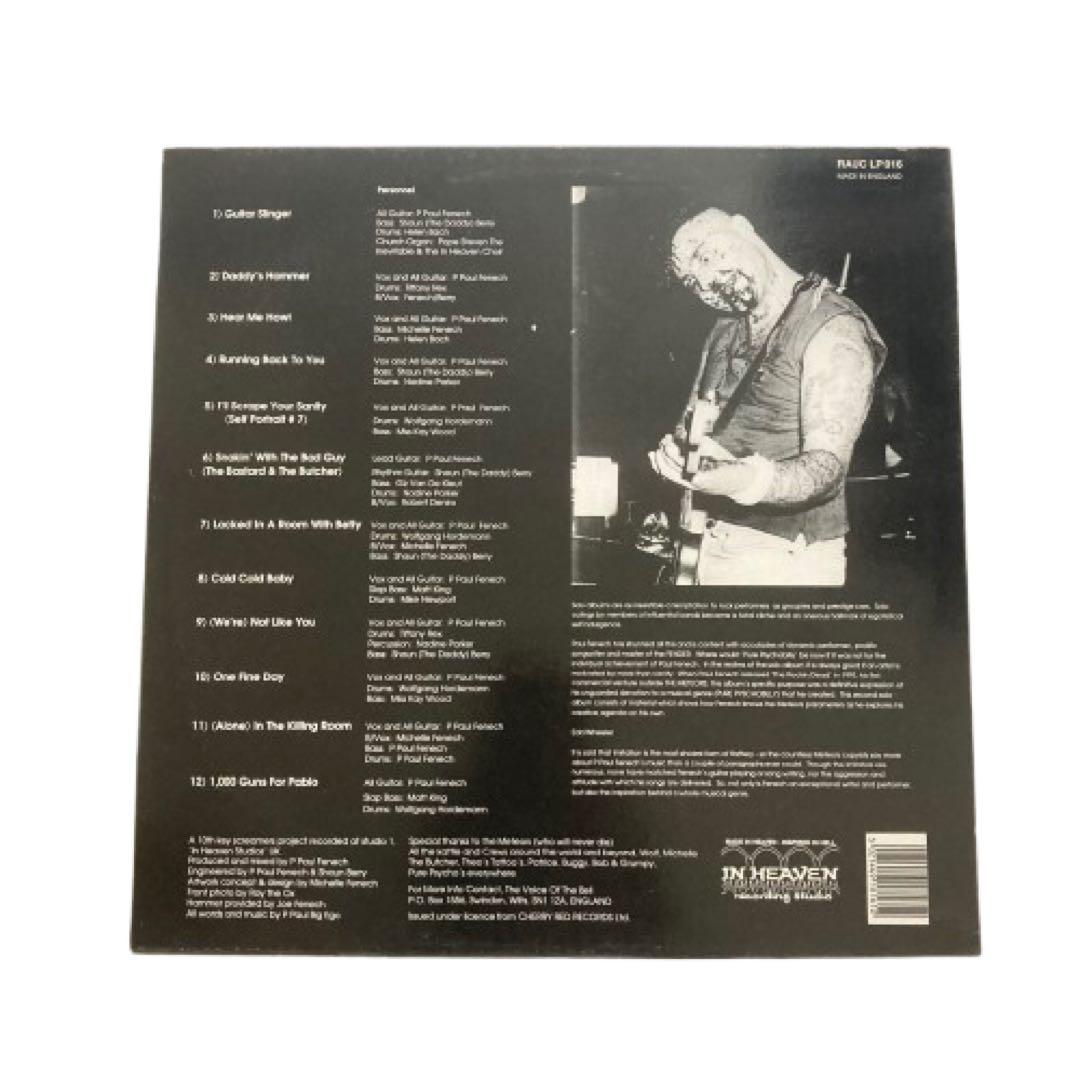 P. Paul Fenech - Daddy's Hammer LP Vinyl Raucous Records 1996 Psychobilly