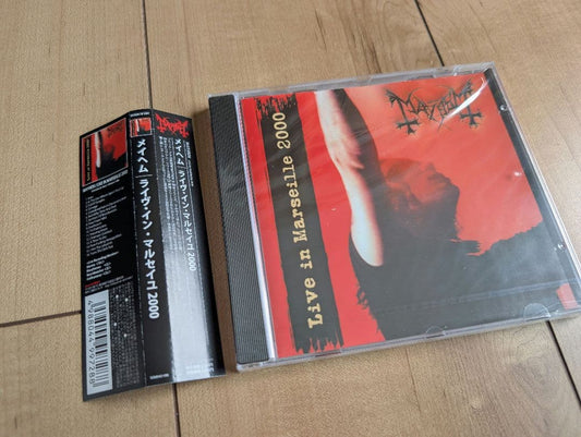 Mayhem Live In Marseille 2000 Japan Press CD Limited to 300 Copies with OBI