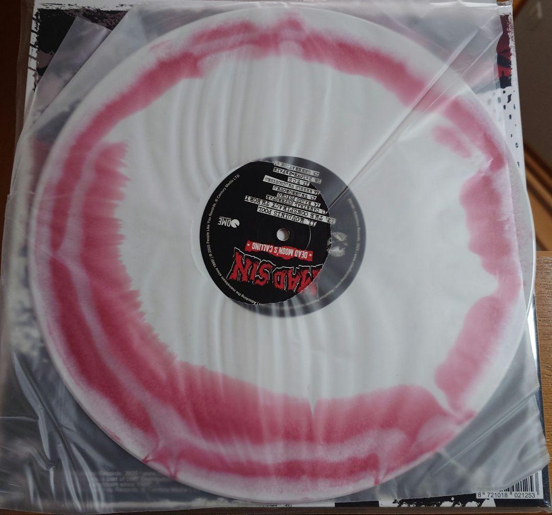 Mad Sin - Dead Moon's Calling LP Limited White & Red Marble Vinyl Psychobilly