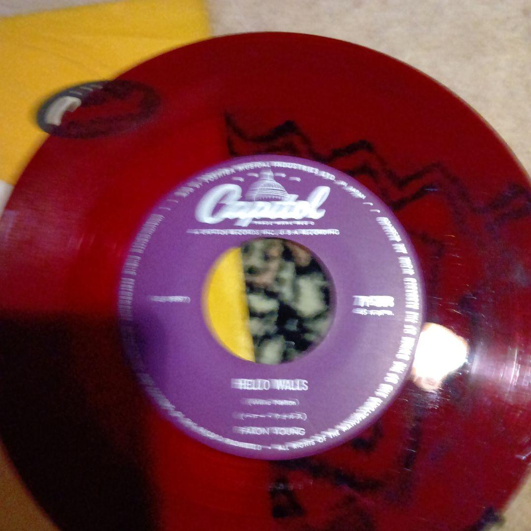 Faron Young - Hello Walls / Congratulations 7" Vinyl Japan Red Wax Capitol